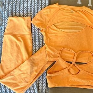 Beyond Yoga Orange Activewear Set